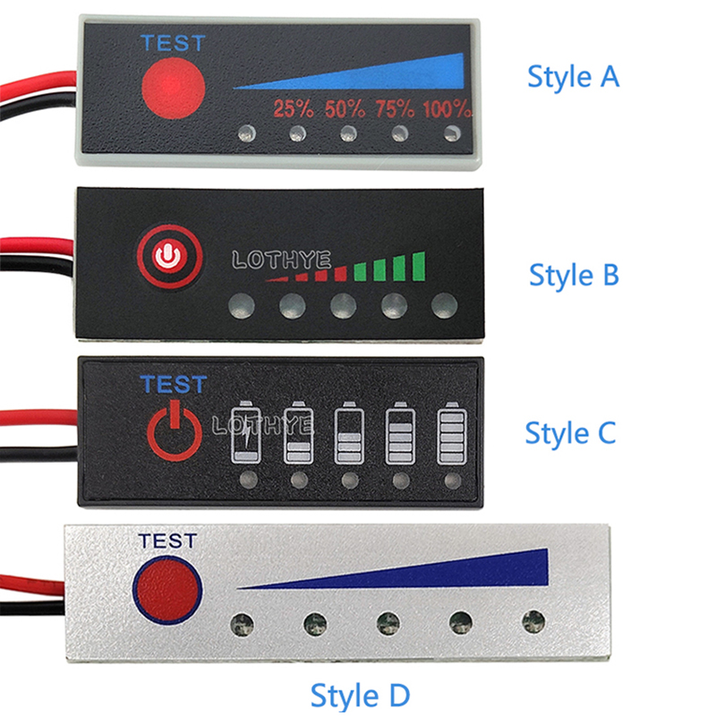 Battery Load Tester - 1S-7S 3.7-25.2 فولت عرض البطارية الذكية