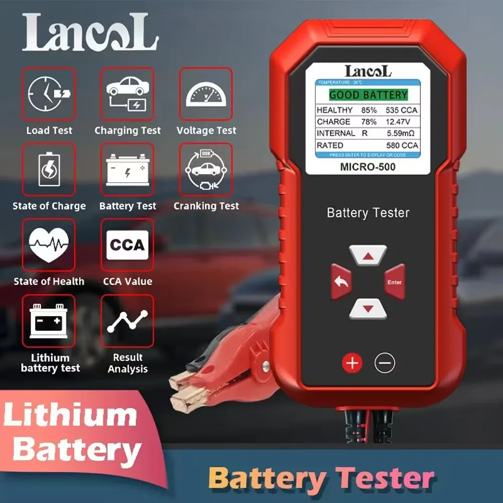 Battery Load Tester - Lancol مايكرو 500 12 فولت جهاز