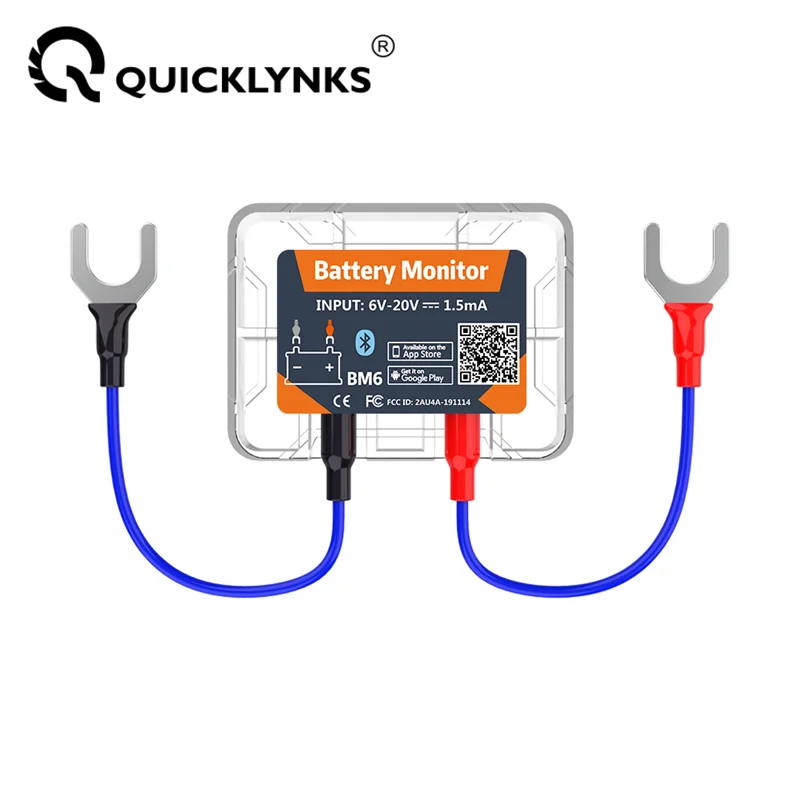 Battery Load Tester - QUICKLYNKS BM6 12 فولت مراقبة البطارية