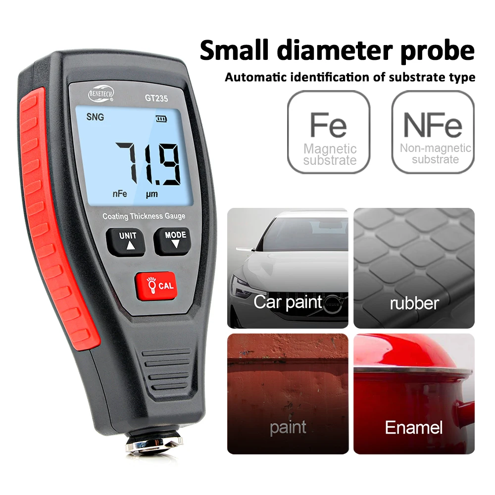 RZ قياس سمك الطلاء يده قياس سم - مراجعة Paint Thickness Gauge وسعره