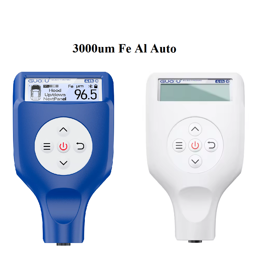    0-3000μm 0.1μm Fe NFe التح - مراجعة Paint Thickness Gauge وسعره