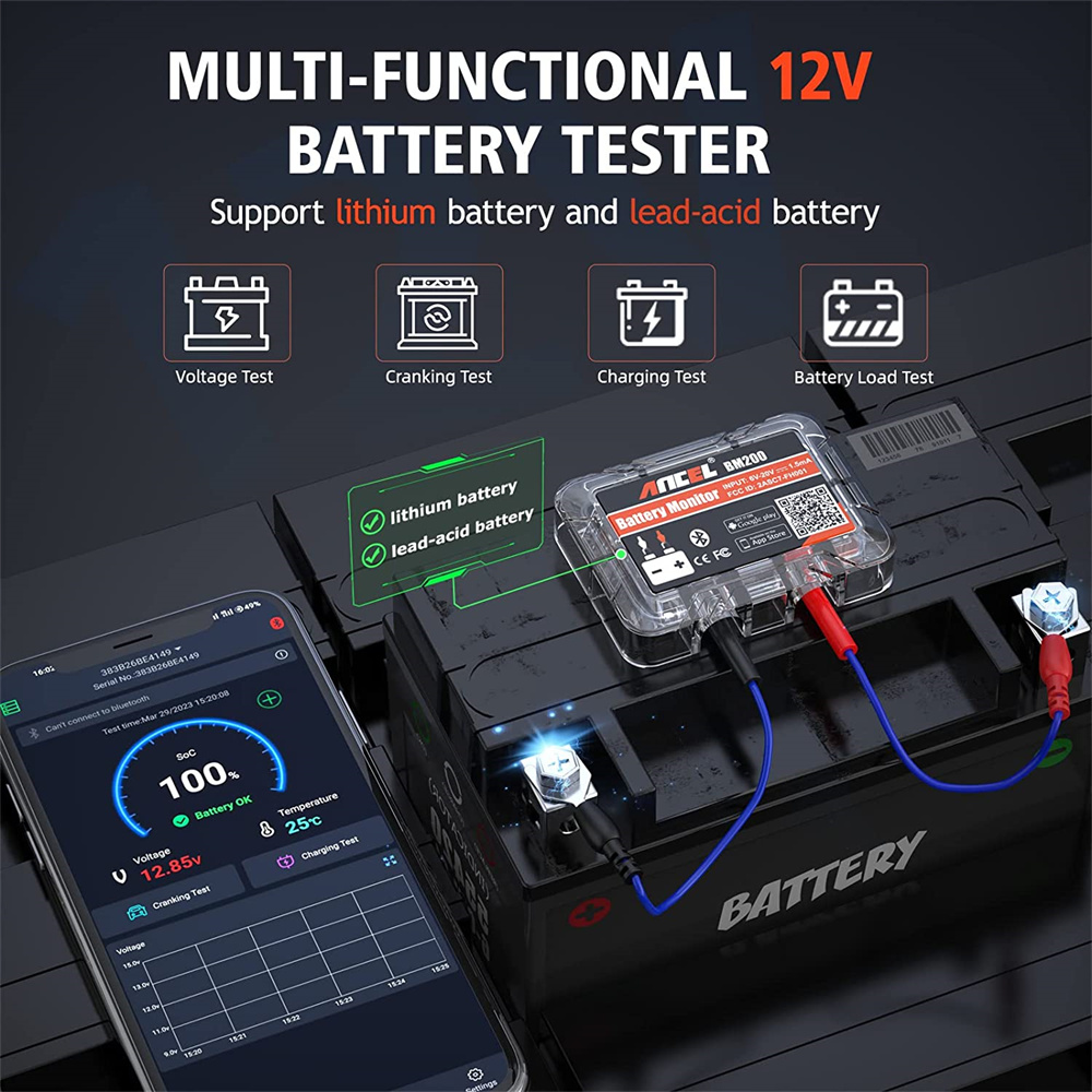 جهاز اختبار بطارية السيارة 12  - مراجعة Battery Load Tester وسعره