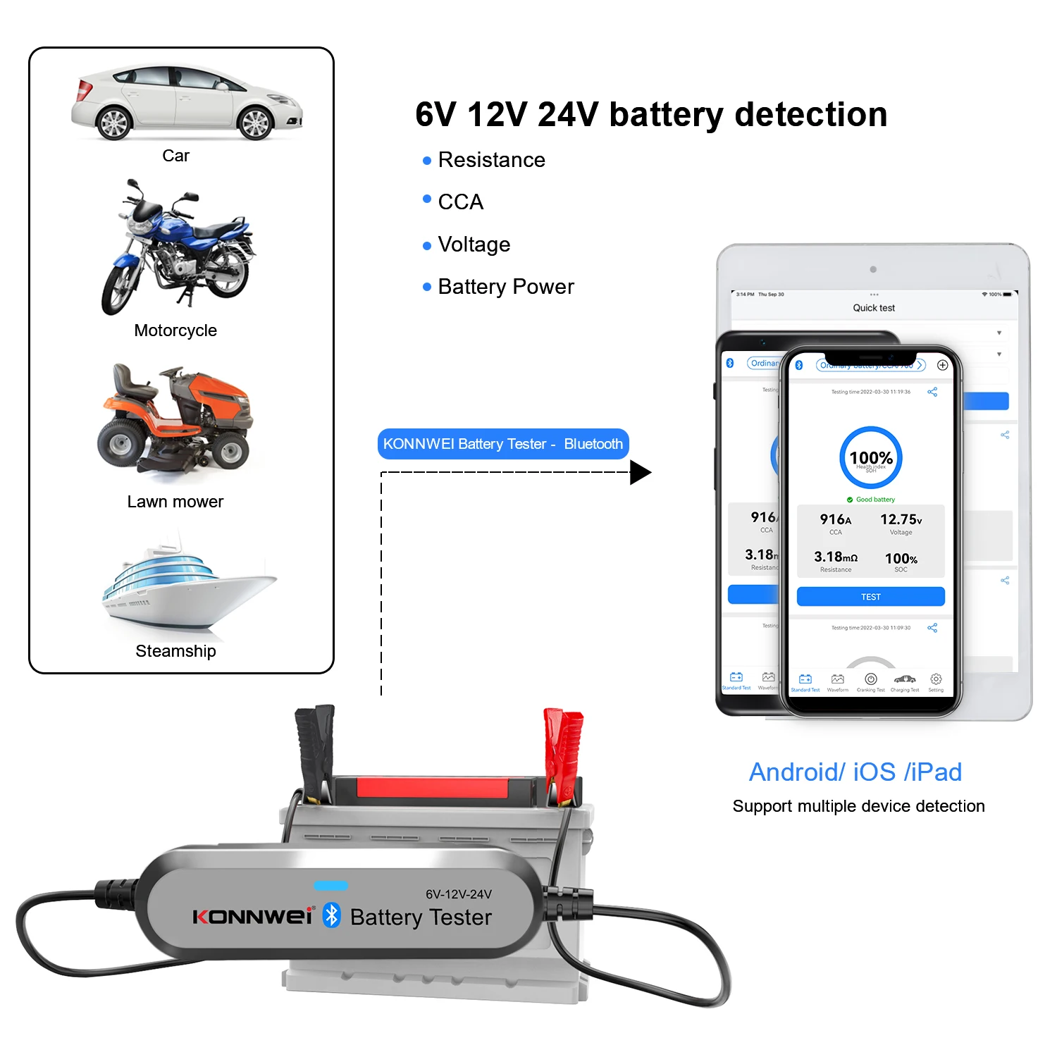 2026 KONNWEI BK200 جهاز اختبار - مراجعة Battery Load Tester وسعره
