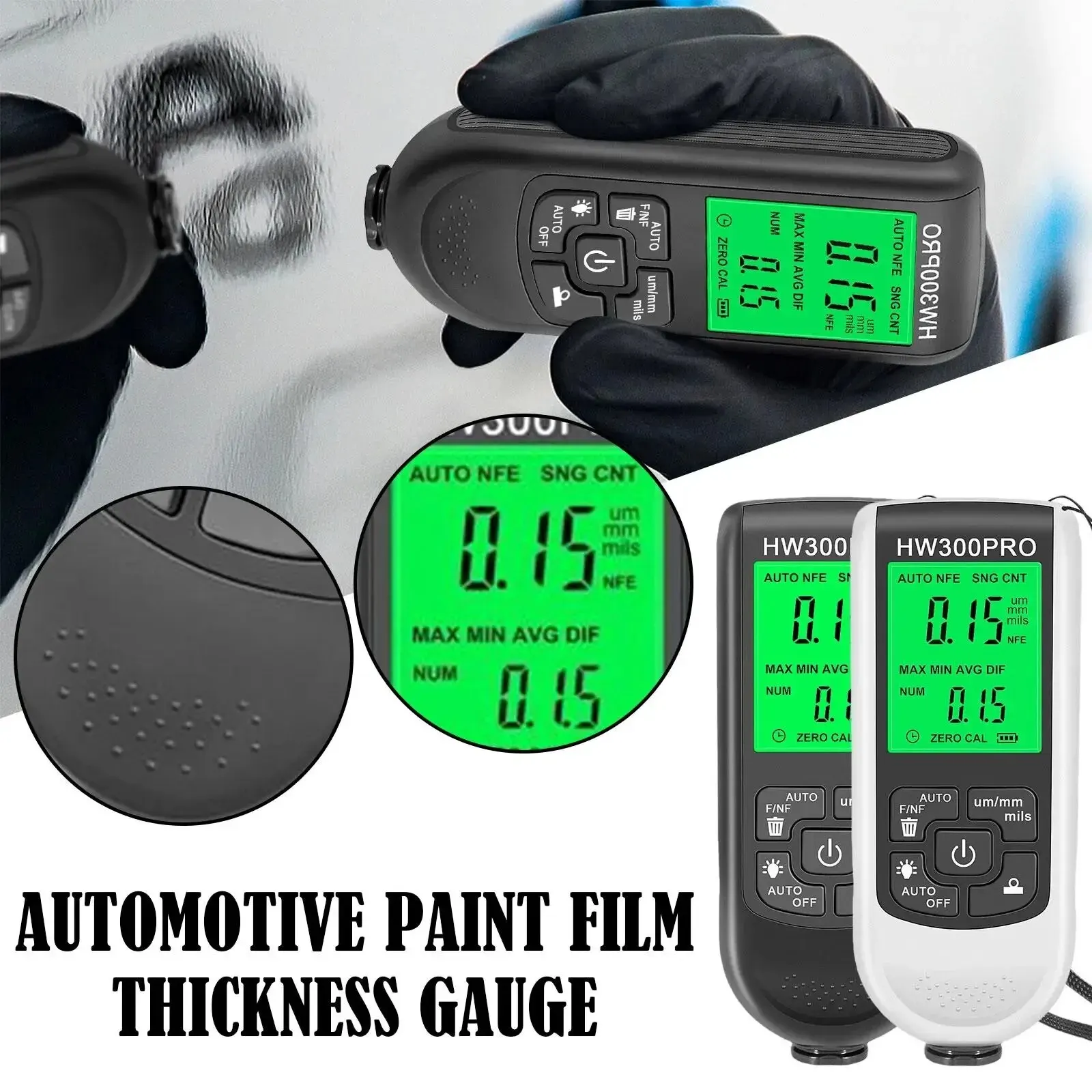 جهاز قياس سماكة الطلاء الأوتوم - مراجعة Paint Thickness Gauge وسعره